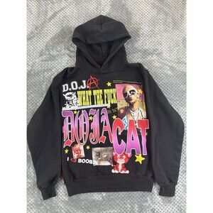Doja Cat The Scarlet Tour Merch Double Sided Hoodie Sweatshirt Size Small